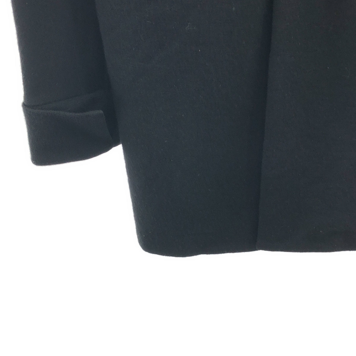 【미품】 Y's / 와이즈 요우지야마모토 | 2005AW | 울 니트 코디건 싱글 코트 | 3 | 블랙 | 여성