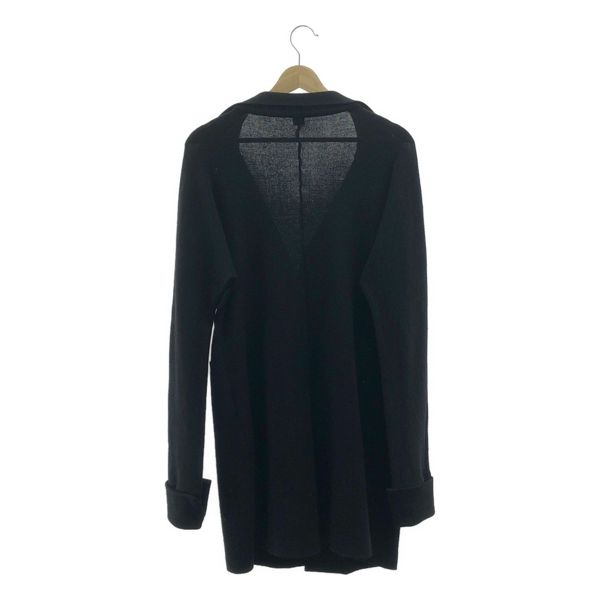 【미품】 Y's / 와이즈 요우지야마모토 | 2005AW | 울 니트 코디건 싱글 코트 | 3 | 블랙 | 여성