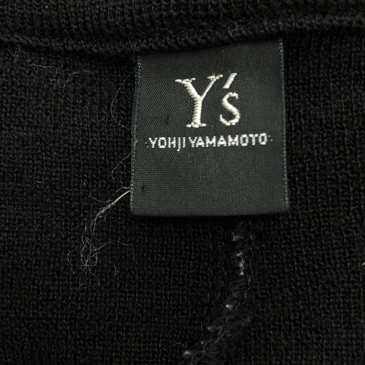 【미품】 Y's / 와이즈 요우지야마모토 | 2005AW | 울 니트 코디건 싱글 코트 | 3 | 블랙 | 여성