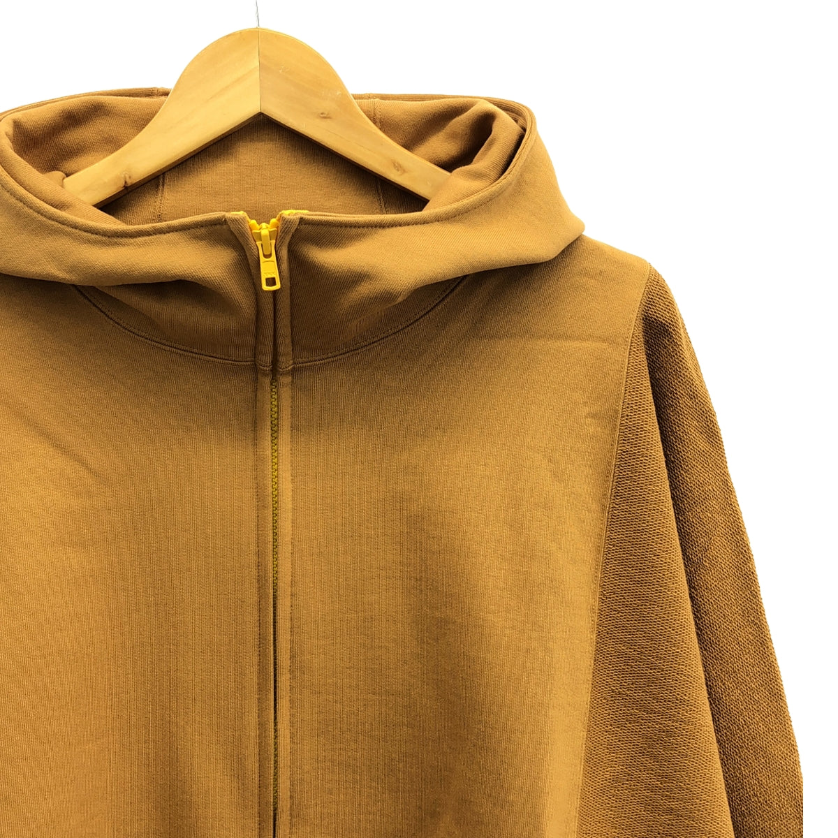 [New] prasthana / Prasthana | reverse dolman sleeve zip parka | M | Mustard | Men's