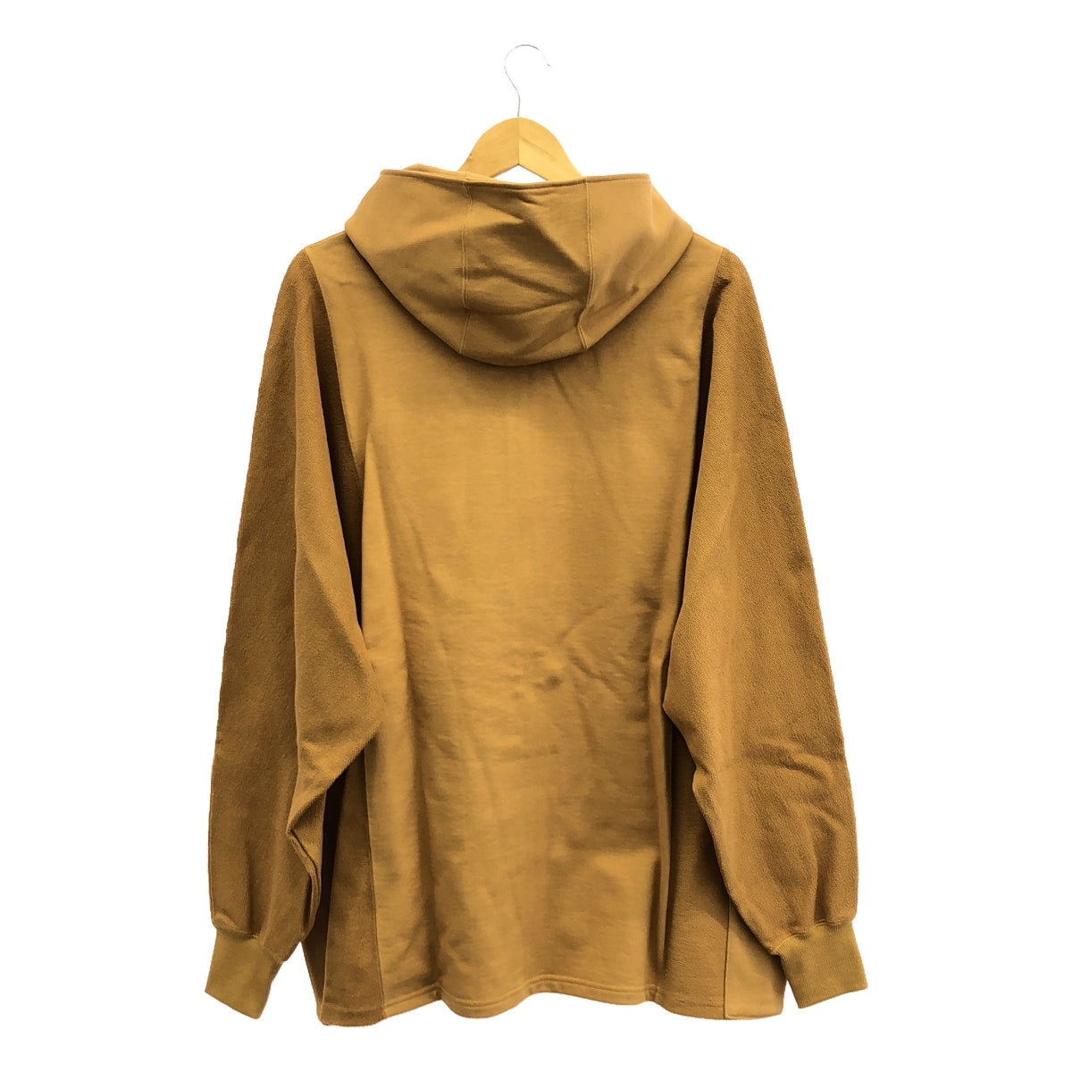 【신품】 prasthana / 프라스타나 | reverse dolman sleeve zip parka 지퍼 파커 | M | 겨자 | 남성