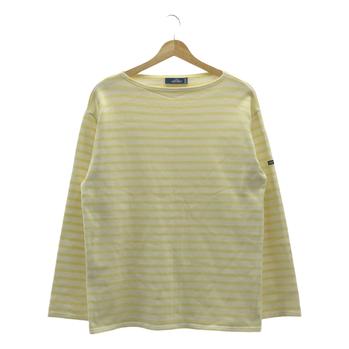 SAINT JAMES / Saint James | OUESSANT BORDER Wesson Boat Neck Border Cut and Sew | L | Men's