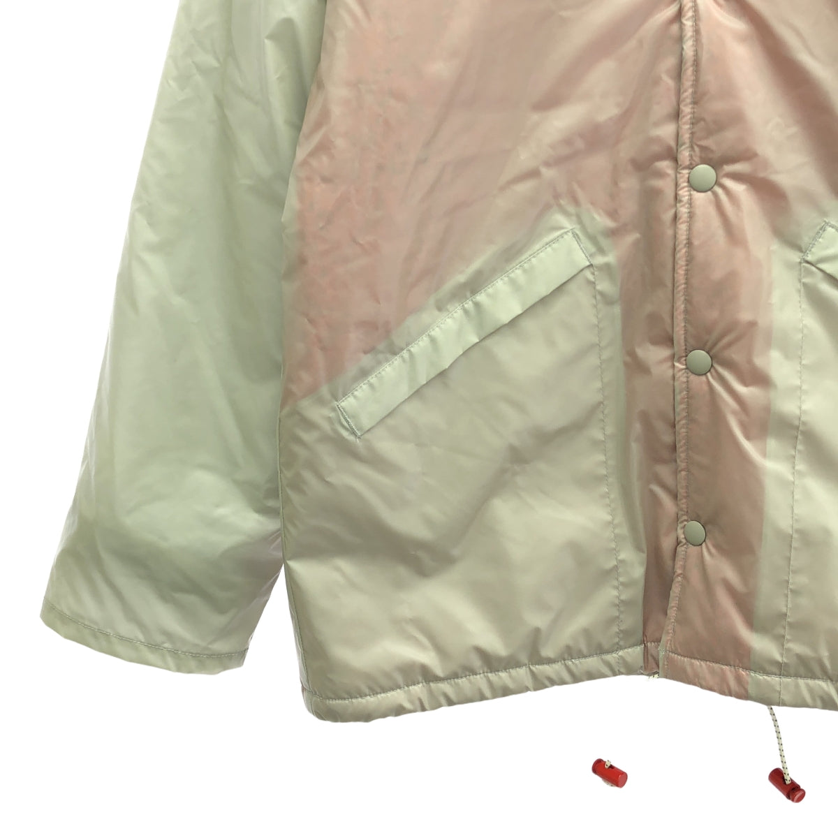 【美品】  FUMIKA UCHIDA / フミカウチダ | BOA LINER REVERSIBLE COACHES JACKET コーチジャケット | 38 | ピンク/グレー | レディース