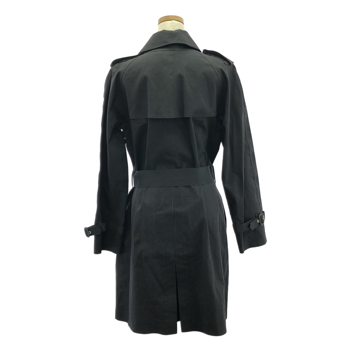 MACKINTOSH / マッキントッシュ | ゴム引き ロング トレンチコート | 36 | ブラック | レディース