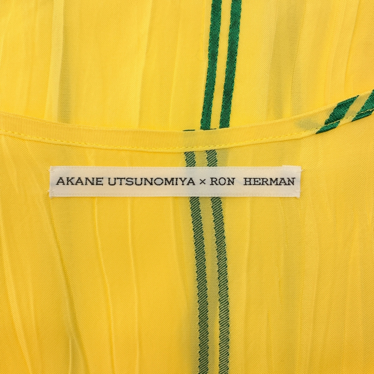 AKANE UTSUNOMIYA / 아카네 우츠 노미야 | × RON HERMAN / 레이온 스트라이프 원피스 | 36 | 여성