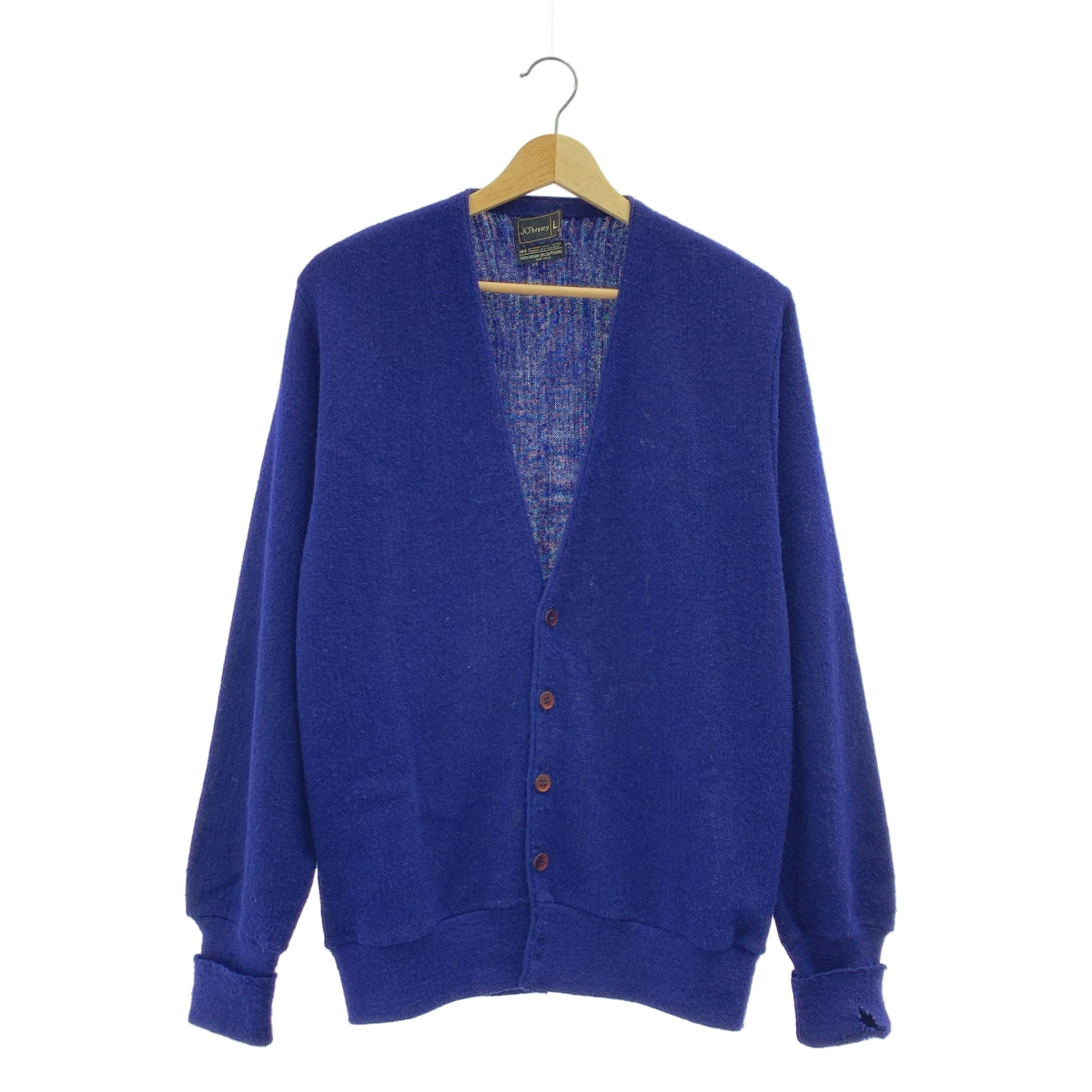 復古/復古服裝 | JCPenney / 1970年代復古腈綸開襟衫 | L碼 | 男士