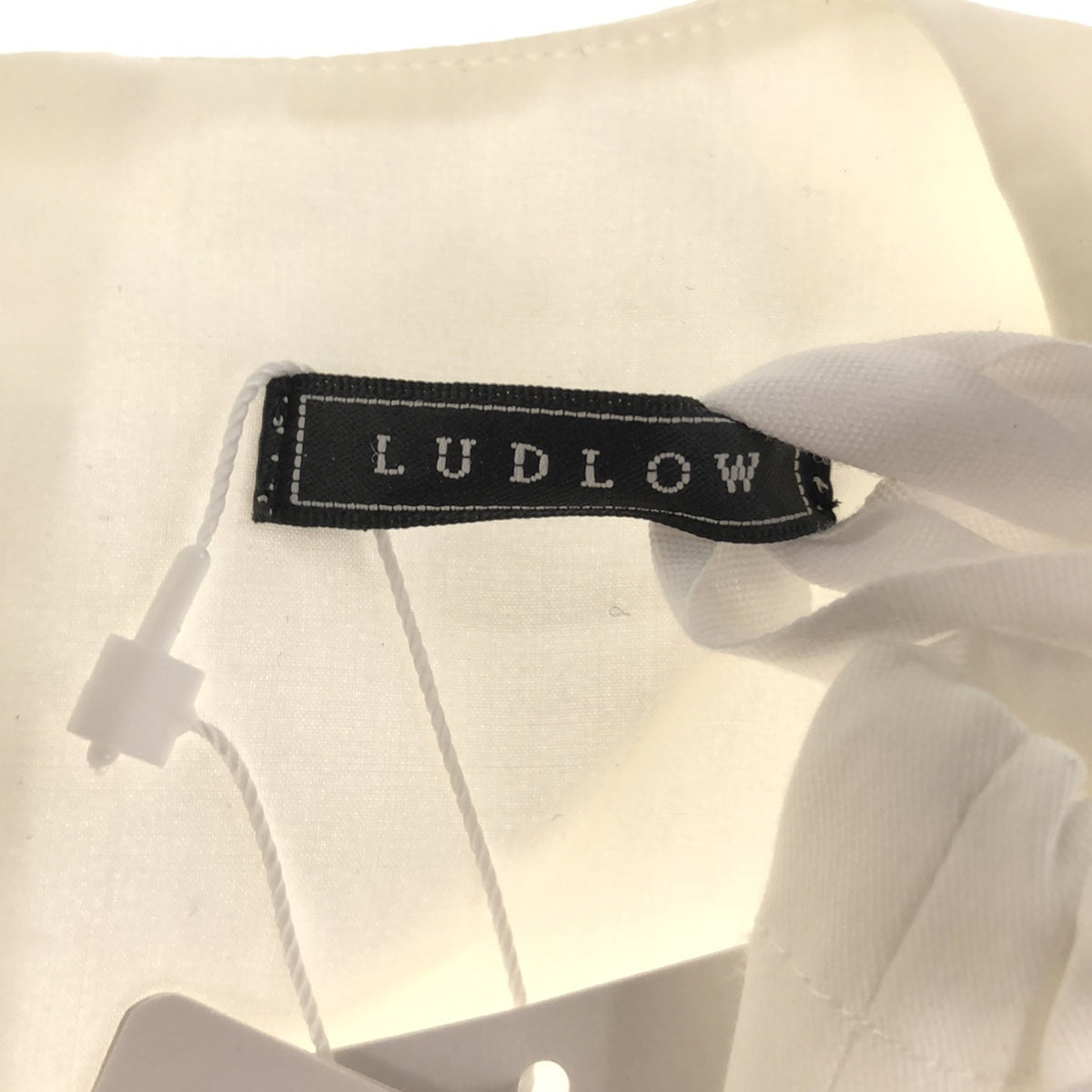 [Good Condition] LUDLOW | 2021SS | MISS LUCIE Cotton Sleeveless Dress | F | White | Women's