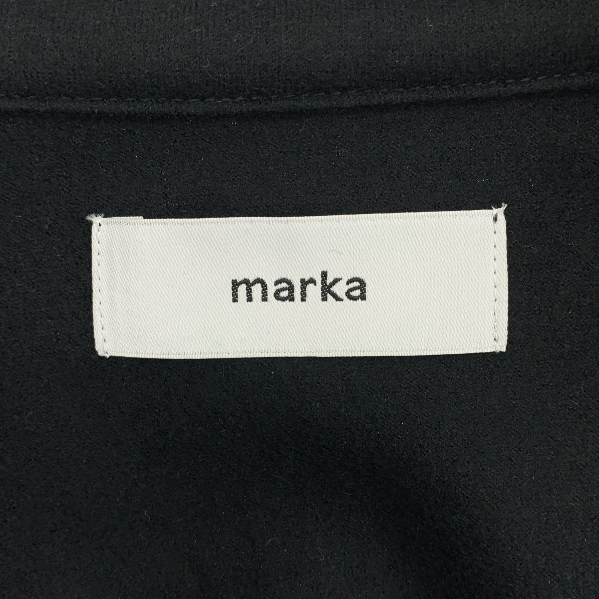 marka / 마카 | 2025AW | SUPER 140s 울 천축 / 하프 Zip 스탠드 컬러 | 2 | 남성