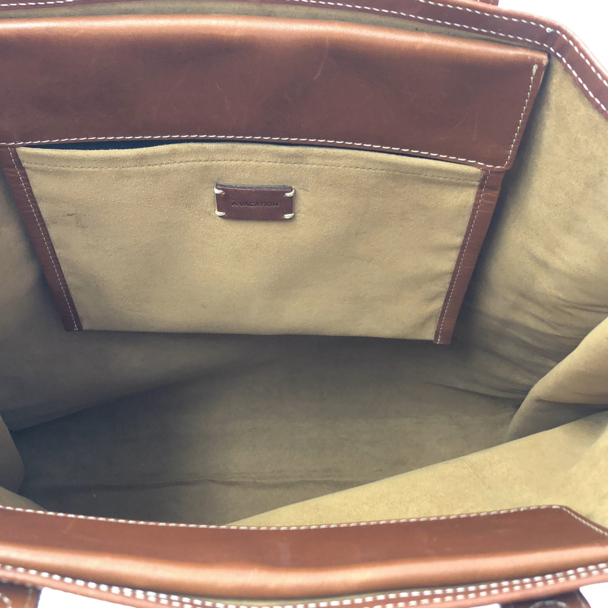 A VACATION / 어바케이션 | × IENA / 예나 별주 rock / 락 총무늬 페이즐리 엠브로이더리 가죽 핸들 토트 백 |