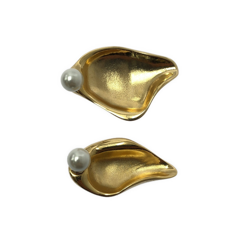 Mame Kurogouchi / マメクロゴウチ | 2025AW | Organic motif Brass Earrings オーガニック モチーフ ブラス イヤリング ピアス 両耳用 | F |