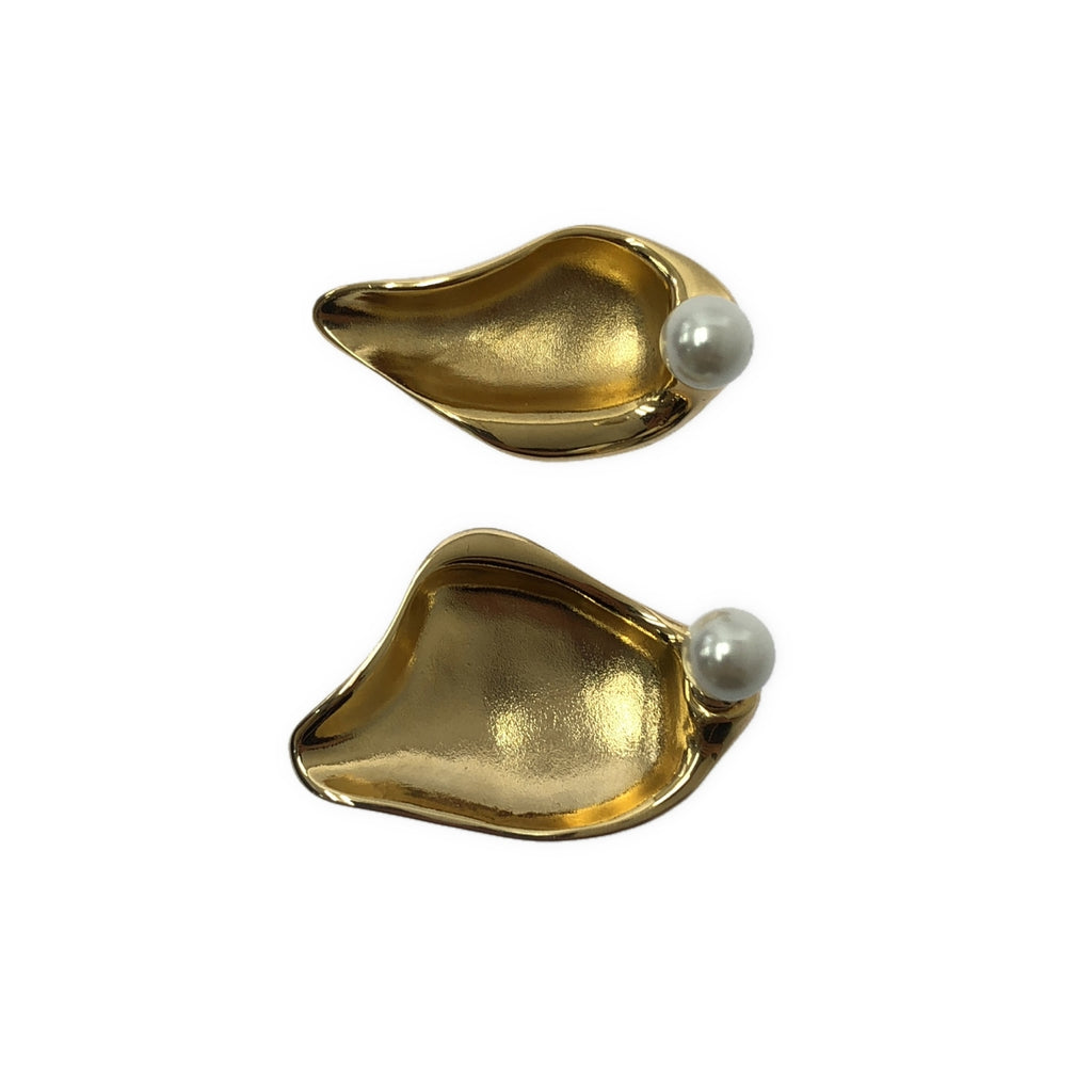 Mame Kurogouchi / マメクロゴウチ | 2025AW | Organic motif Brass Earrings オーガニック モチーフ ブラス イヤリング ピアス 両耳用 | F |