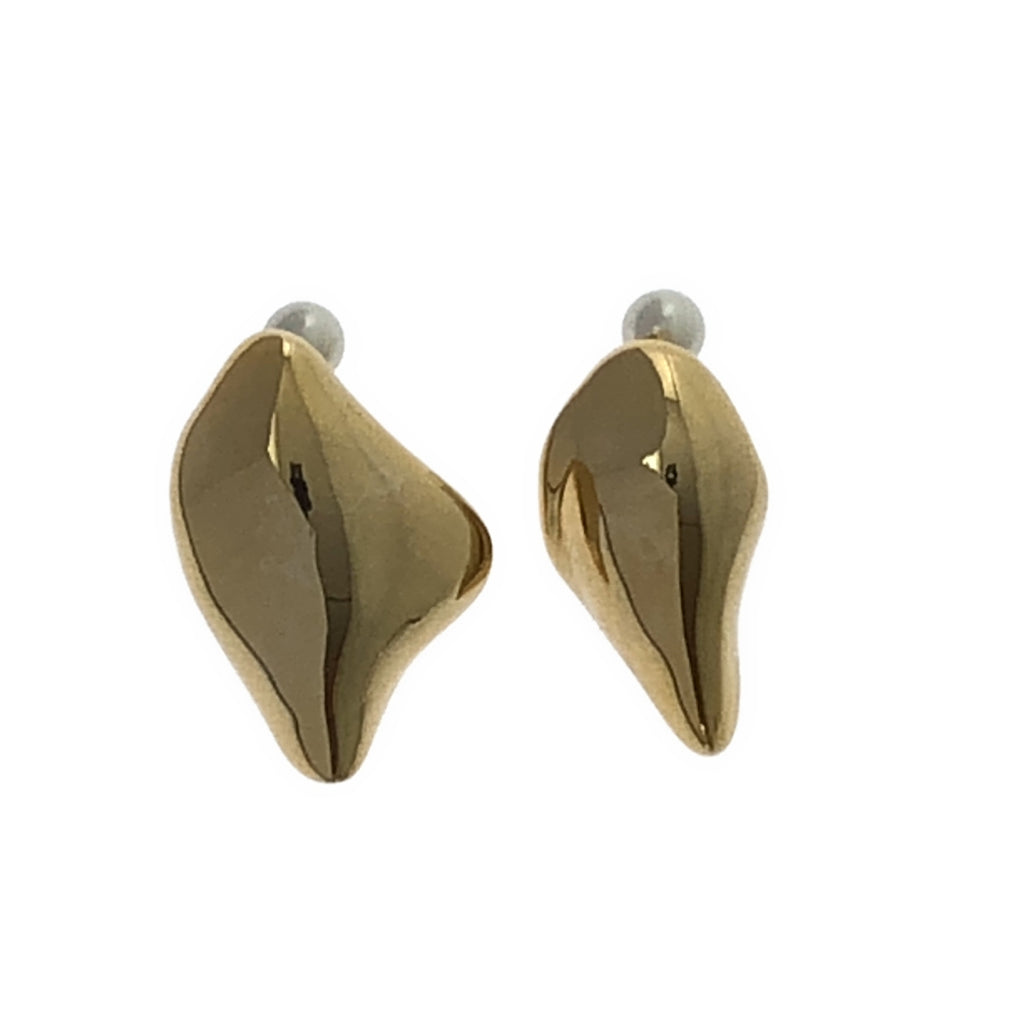 Mame Kurogouchi / マメクロゴウチ | 2025AW | Organic motif Brass Earrings オーガニック モチーフ ブラス イヤリング ピアス 両耳用 | F |