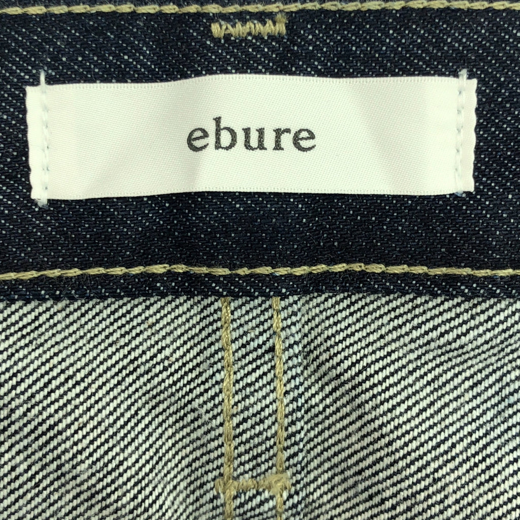 ebure / 에불 | 워시드 데님 팬츠 | 38 | 인디고 | 여성