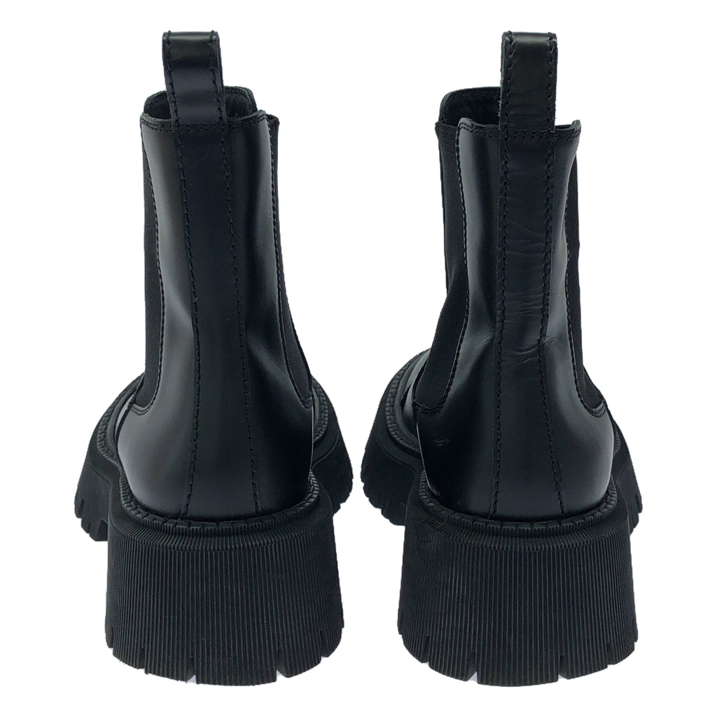 [狀況良好] 巴黎世家 / 巴黎世家 |拖拉機短靴切爾西靴 | 36 |黑色 |女性的