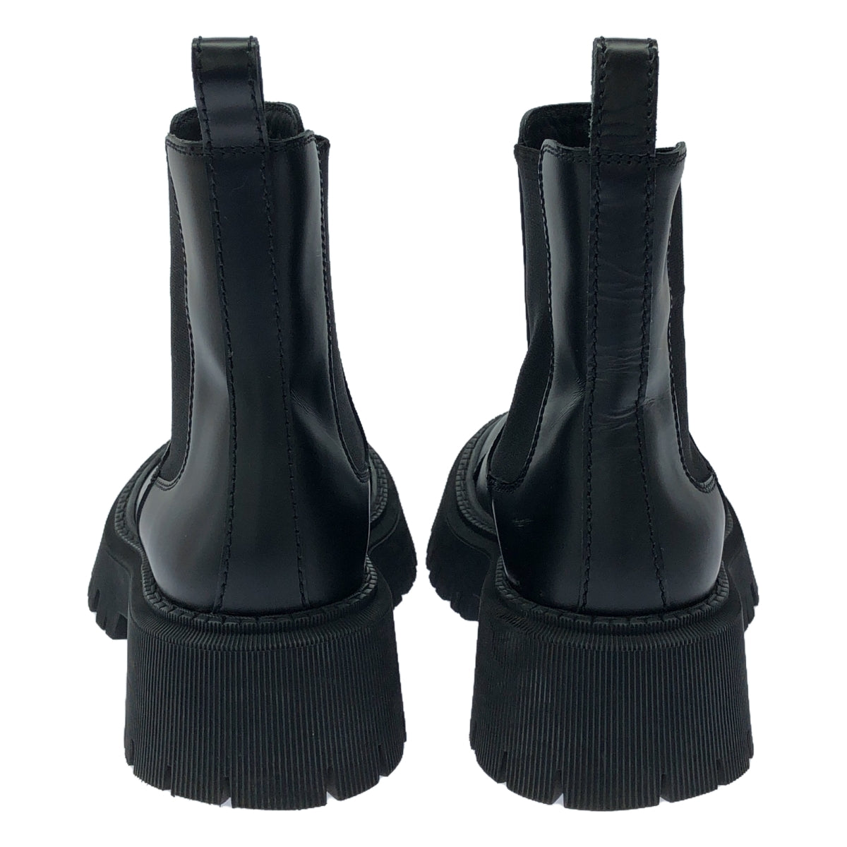 [狀況良好] 巴黎世家 / 巴黎世家 |拖拉機短靴切爾西靴 | 36 |黑色 |女性的