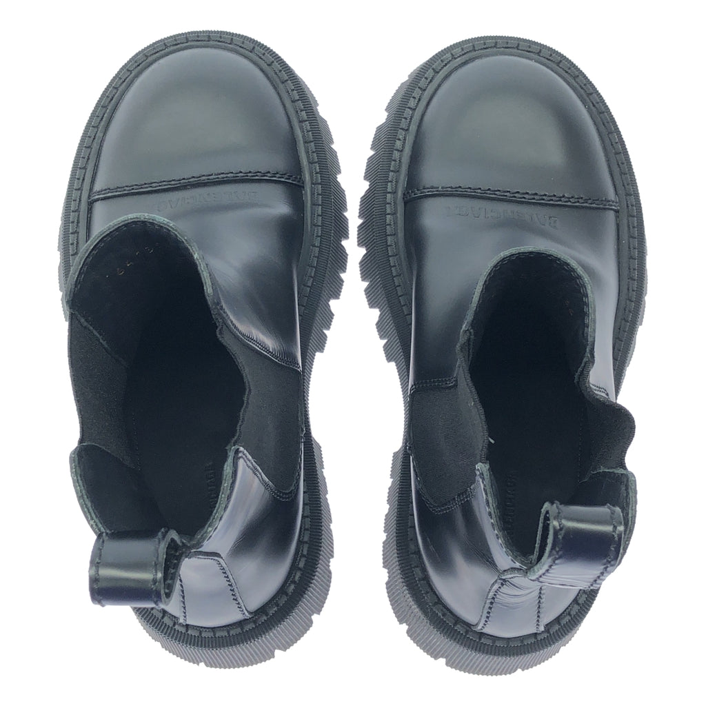 [狀況良好] 巴黎世家 / 巴黎世家 |拖拉機短靴切爾西靴 | 36 |黑色 |女性的