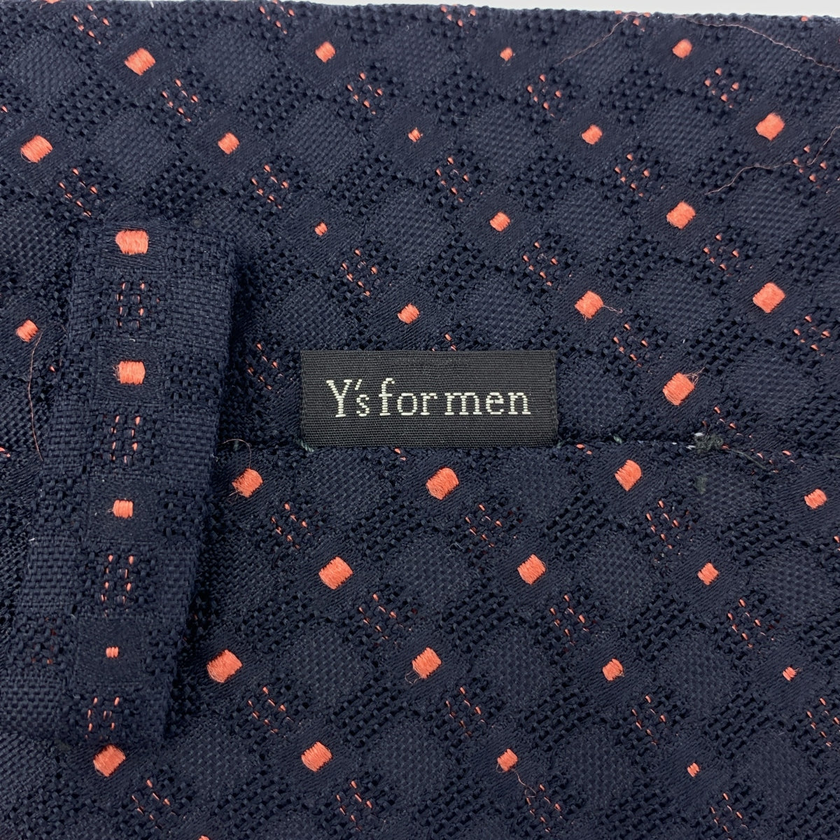 Y's 男士 / Yohji Yamamoto | 格紋領帶 | 黑色/紅色