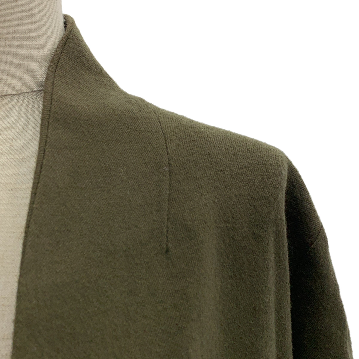 JANE SMITH / 제인 스미스 | 울 코튼 벨티드 코트 | 36 | 카키 | 여성