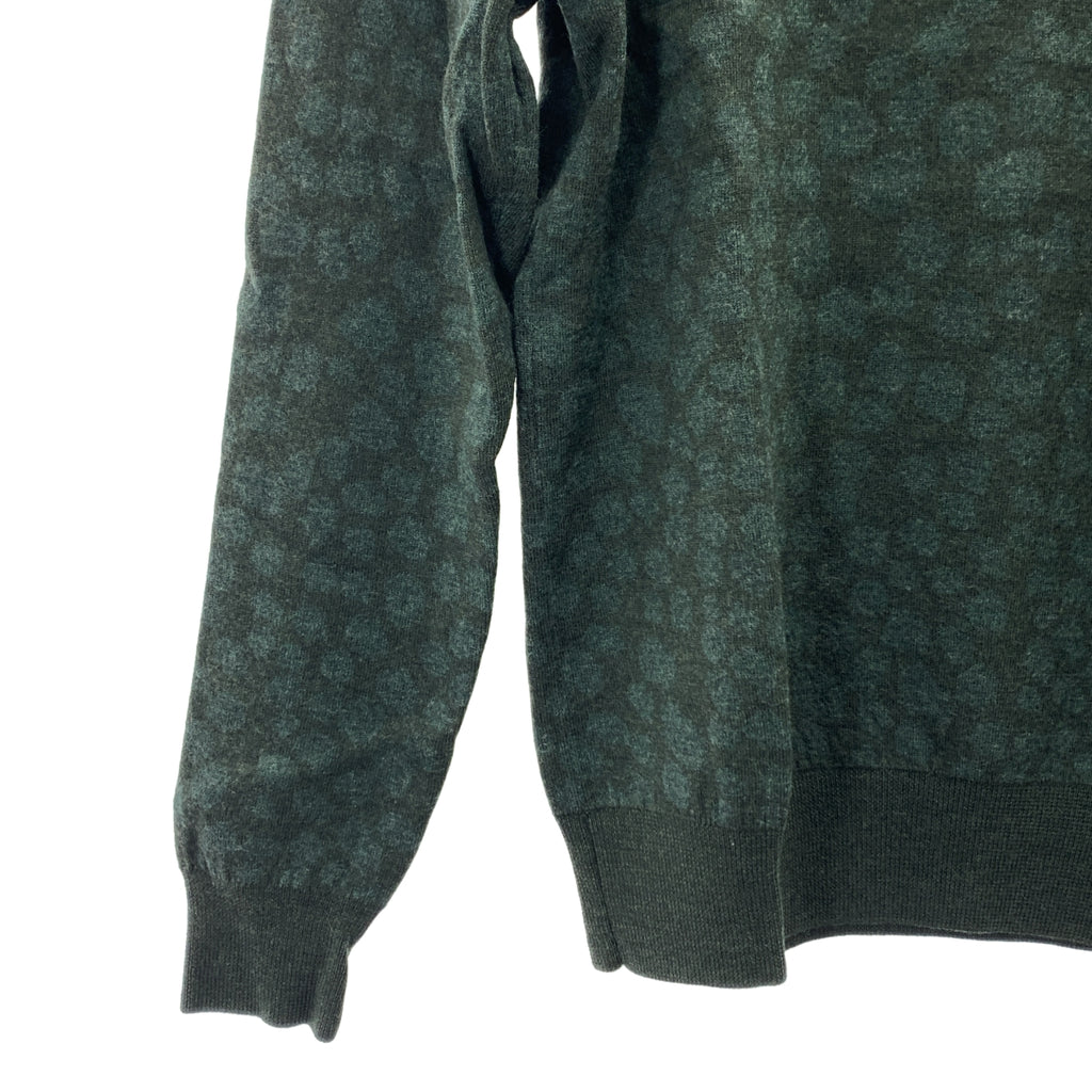 Acne / 여드름 | 울 동물 총 무늬 니트 | M | 그린 | 여성