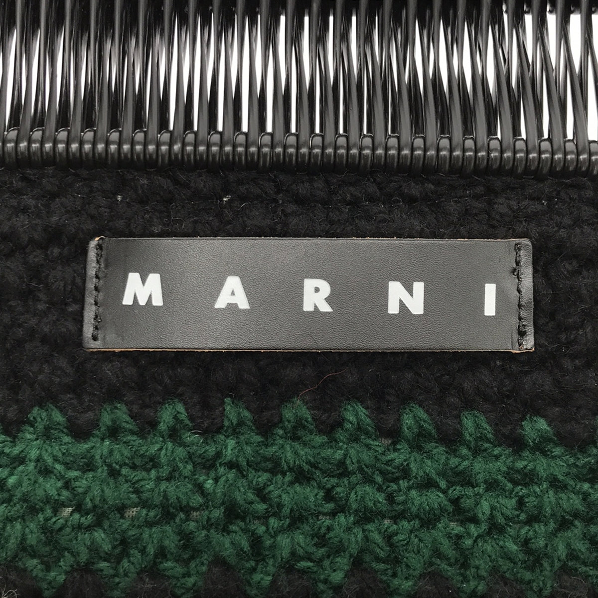 MARNI / マルニ | マルニマーケット クロシェウール フレームバッグ |