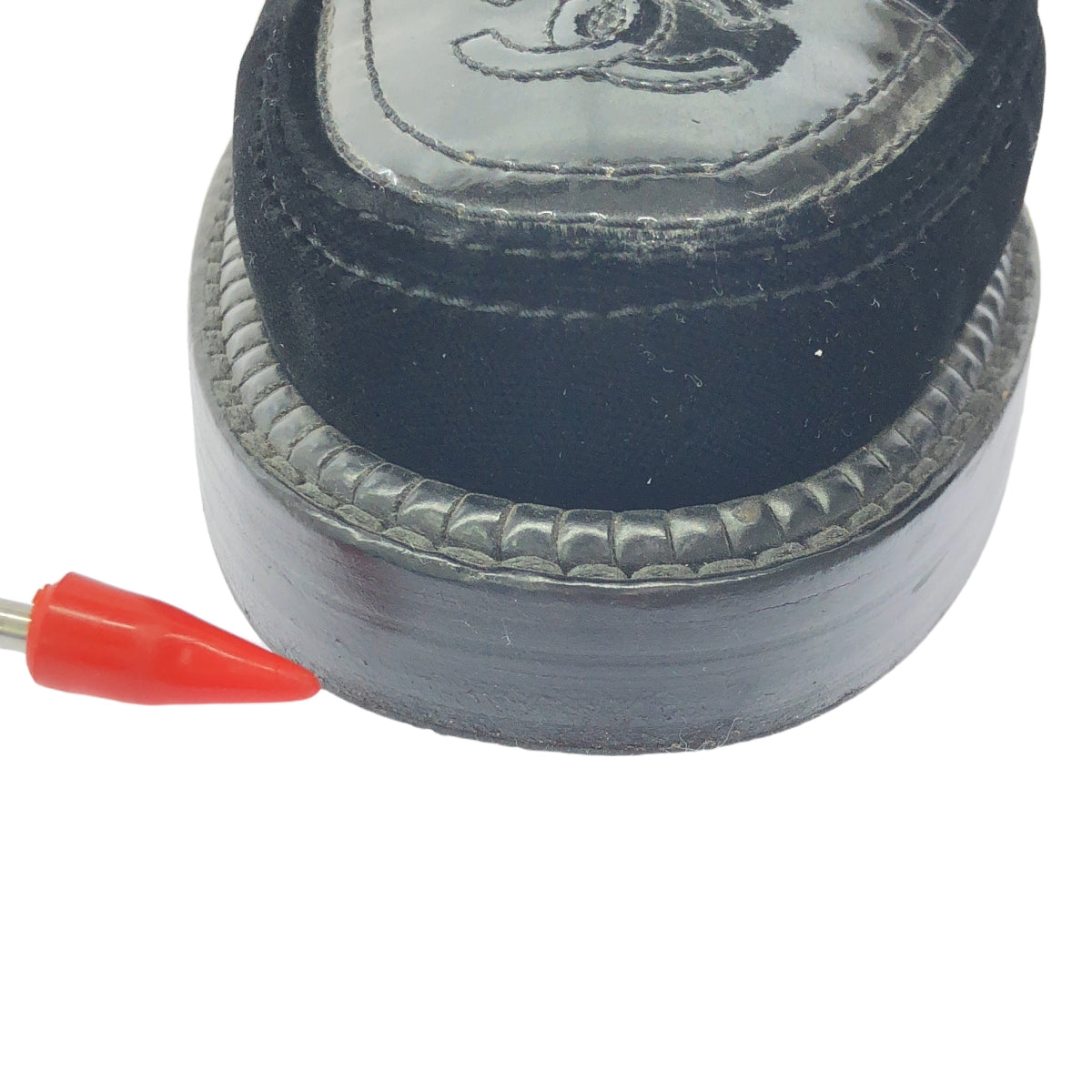 香奈兒 |絨面革 Coco Mark 側拉鍊靴 | 36 1/2 |黑色 |女的