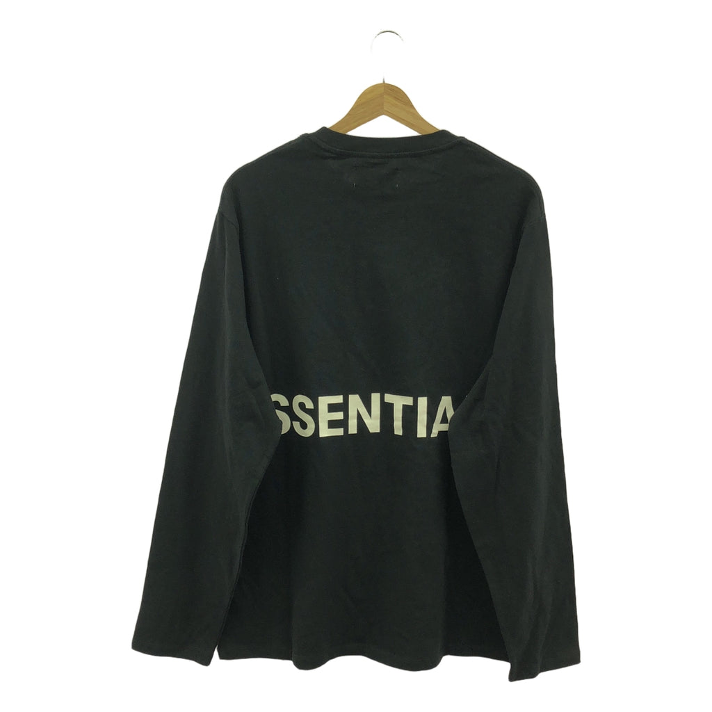 【美品】  FOG ESSENTIALS / エフオージーエッセンシャルズ | バックフォトプリント Tシャツ | S | ブラック | メンズ