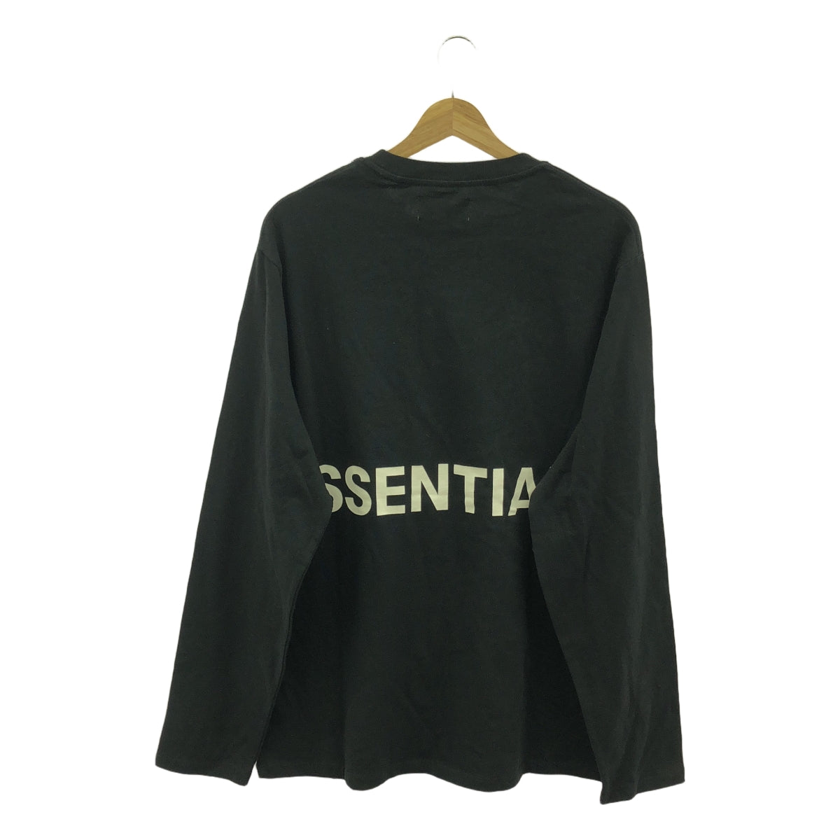 【美品】  FOG ESSENTIALS / エフオージーエッセンシャルズ | バックフォトプリント Tシャツ | S | ブラック | メンズ