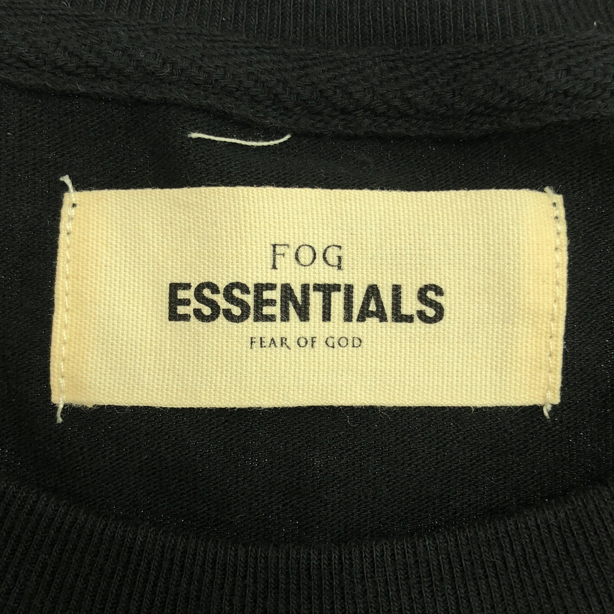 【美品】  FOG ESSENTIALS / エフオージーエッセンシャルズ | バックフォトプリント Tシャツ | S | ブラック | メンズ