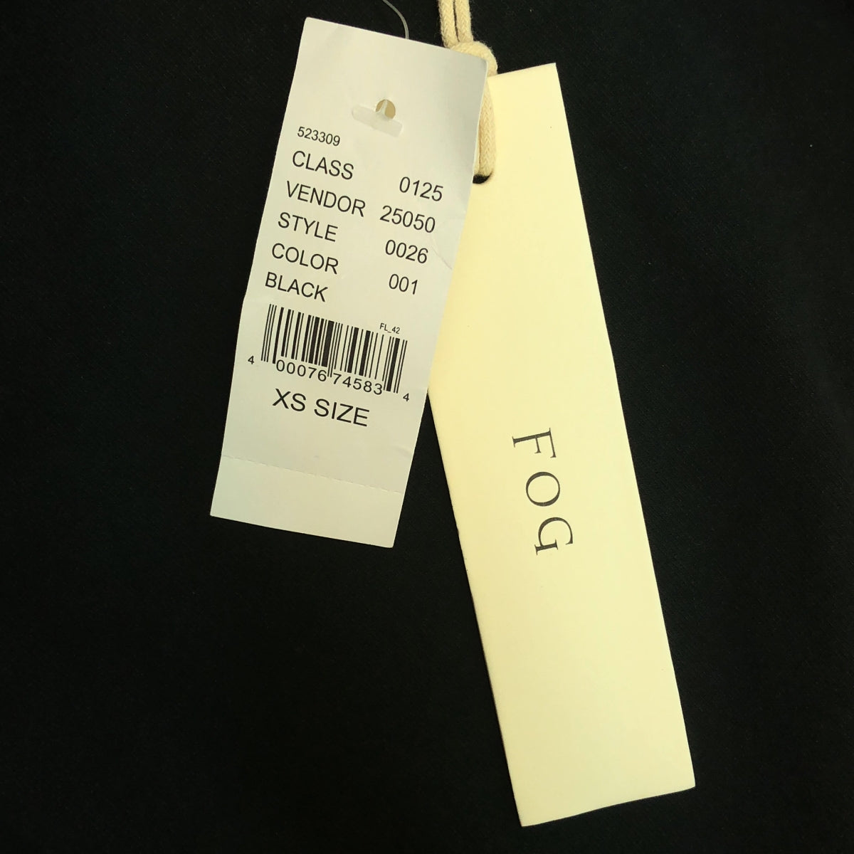 【美品】  FOG ESSENTIALS / エフオージーエッセンシャルズ | バックフォトプリント Tシャツ | S | ブラック | メンズ