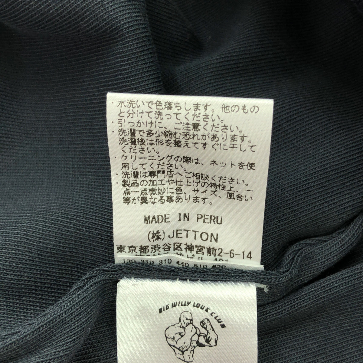 [Good Condition] WILLY CHAVARRIA | Logo Sweatshirt Hoodie | L | Charcoal Gray | Men's