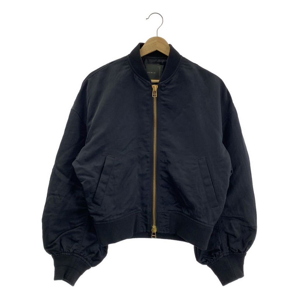 NOBLE / ノーブル | ヴィンテージ ナイロン コンパクトMA1 ジャケット | F | レディース