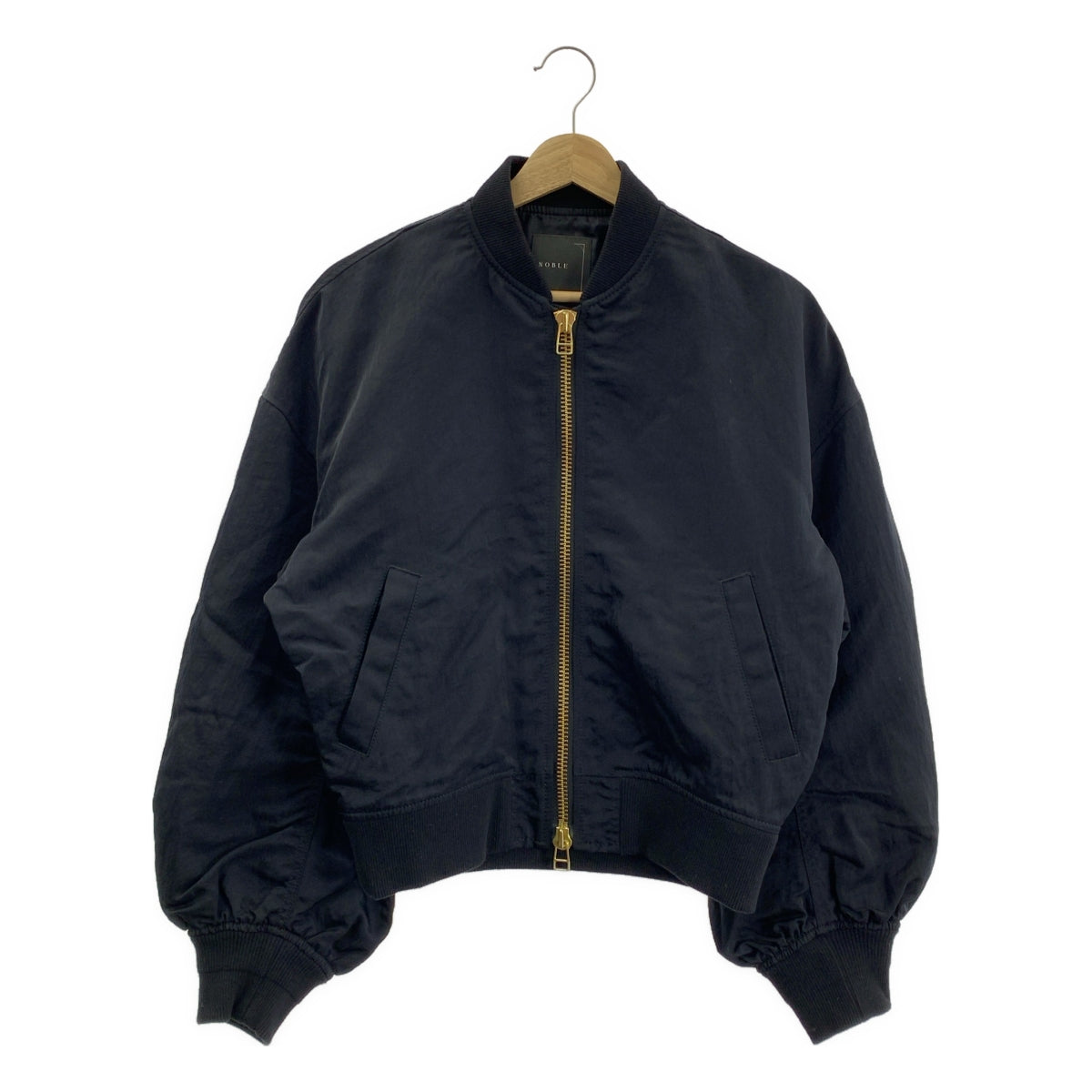 NOBLE / ノーブル | ヴィンテージ ナイロン コンパクトMA1 ジャケット | F | レディース