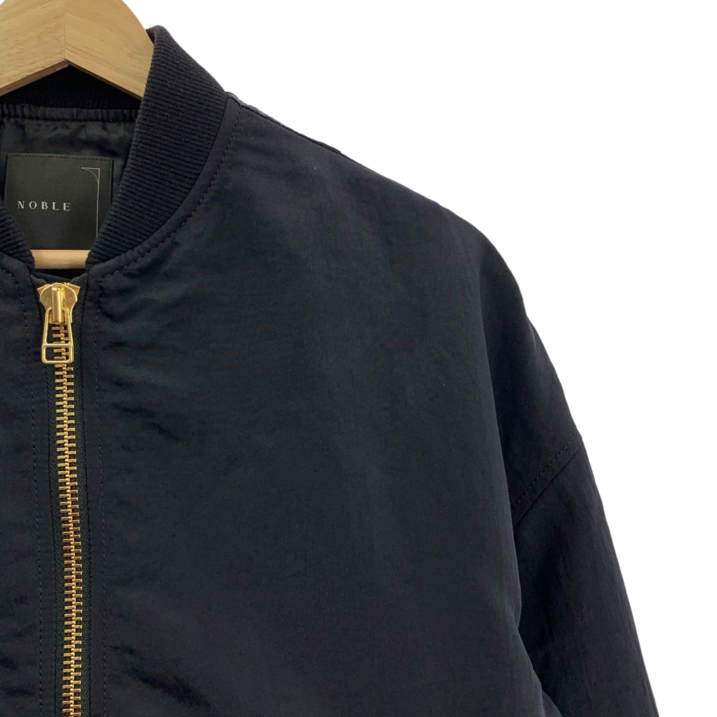 NOBLE / ノーブル | ヴィンテージ ナイロン コンパクトMA1 ジャケット | F | レディース