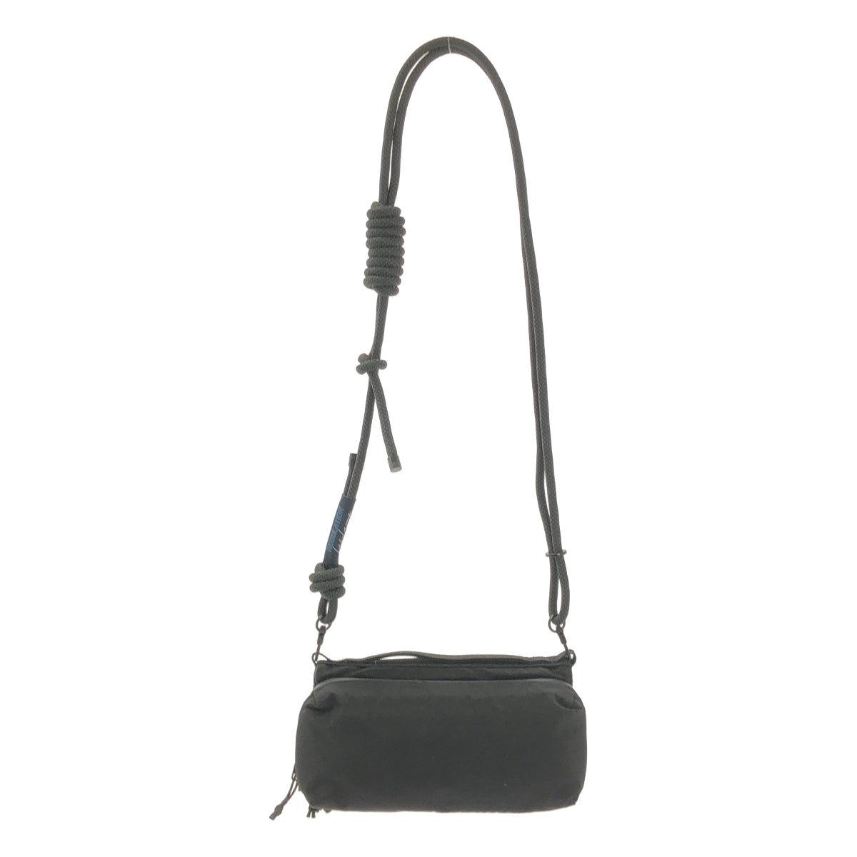 REGULATION Yohji Yamamoto / レギュレーションヨウジヤマモト | 2025AW | × Topologie / トポロジー TECH SATEEN BOTTLE SACOCHE / ロゴ ショルダーバッグ |