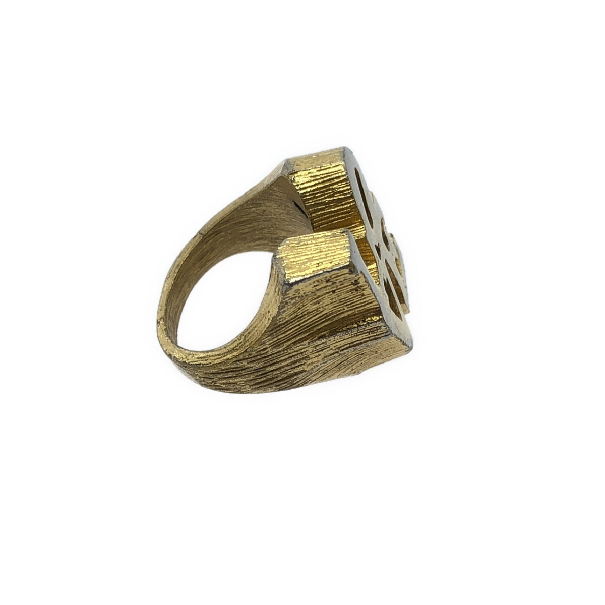 復古 / 復古服飾 | 1970 年代 ROBERT INDIANA LOVE 戒指 | 金色 | 女士