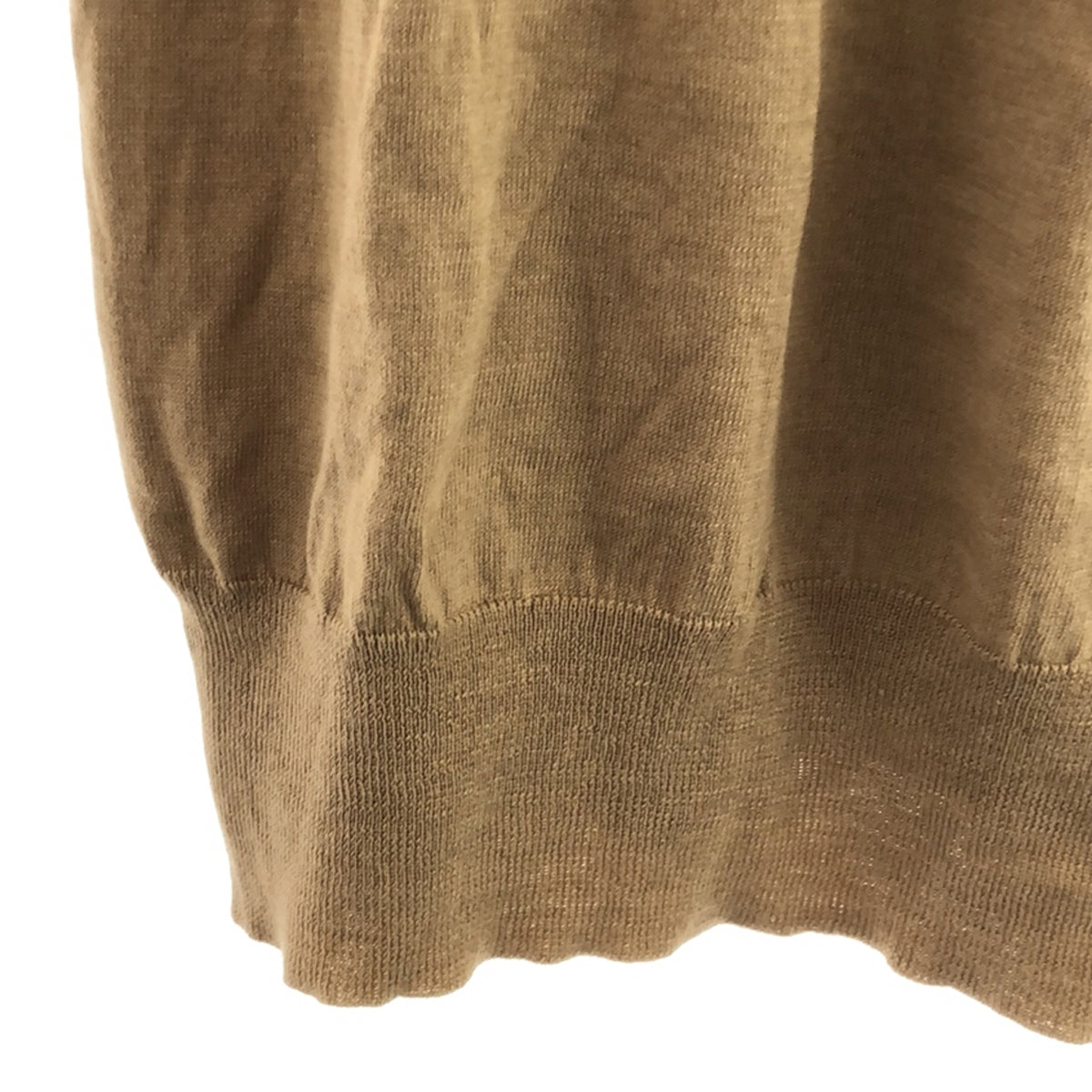 園 / 園 |羊絨混紡背面緞帶針織洋裝 | M |駱駝 |女性的