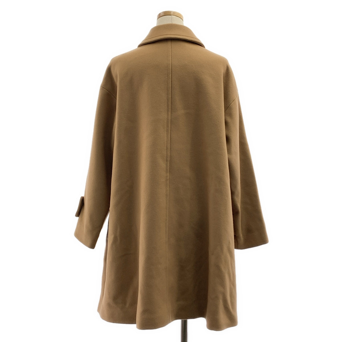 [狀況極佳] MACKINTOSH | HUMBIE SL | 輕盈麥爾登羊毛 Humbie SL 大衣 | 全襯裡 | 8 碼 | 棕色 | 女款