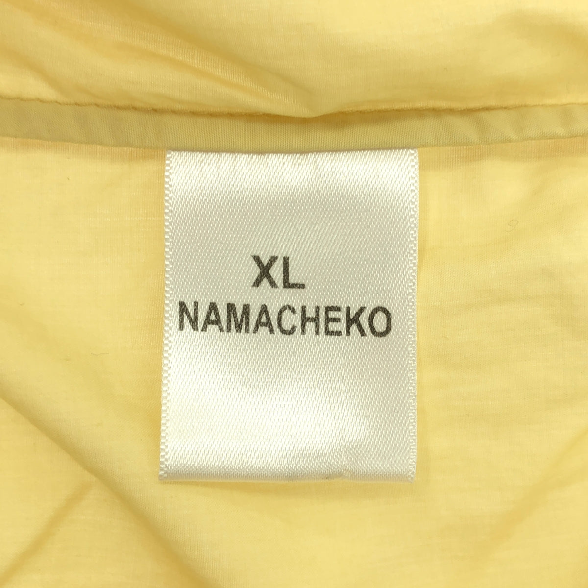 NAMACHEKO / 나마체코 | 코튼 프린트 오버 셔츠 | XL | 옐로우 | 남성