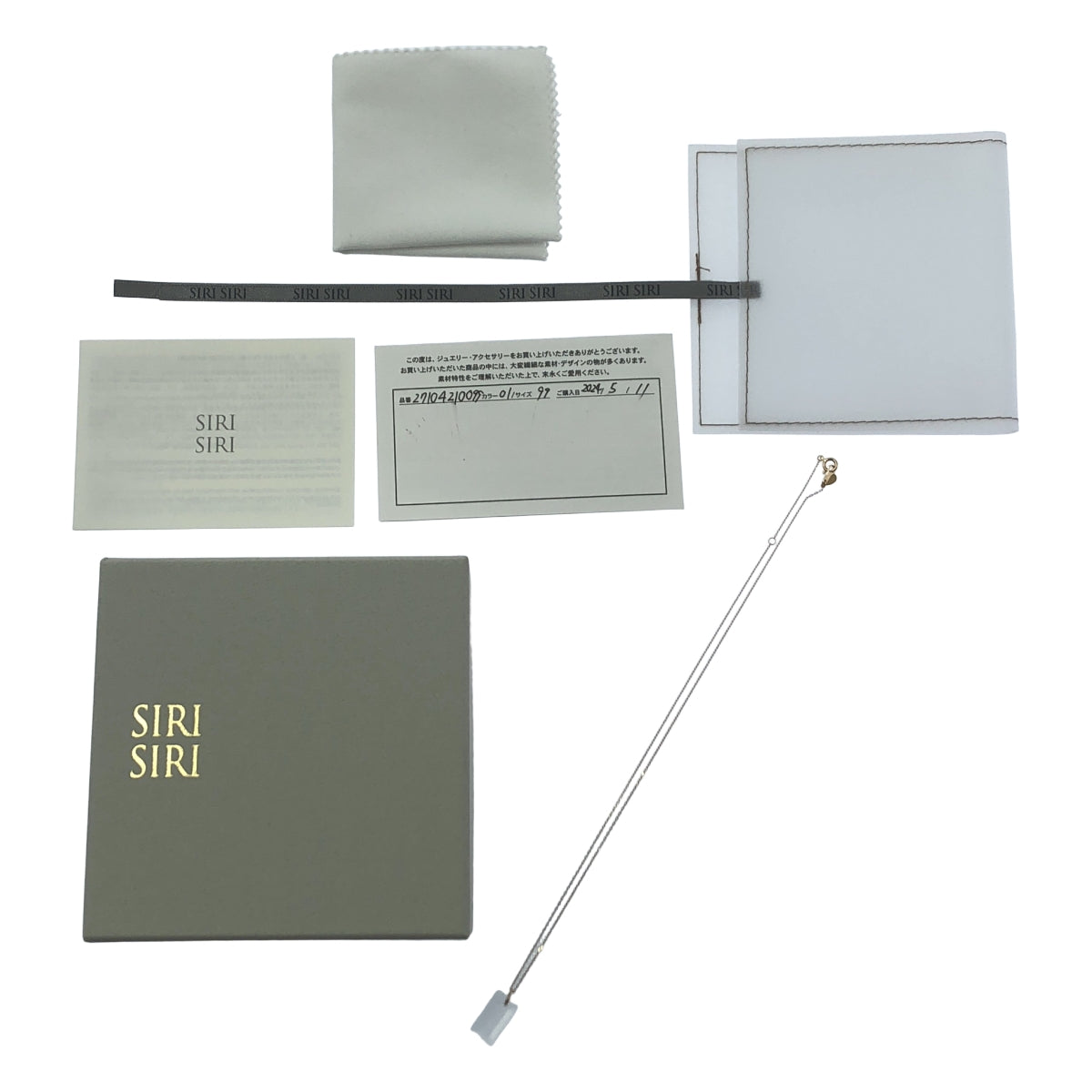 [品相良好] SIRI SIRI / SIRI SIRI | Biotope 項鍊 PRISM / K10 項鍊 | 透明 | 女款