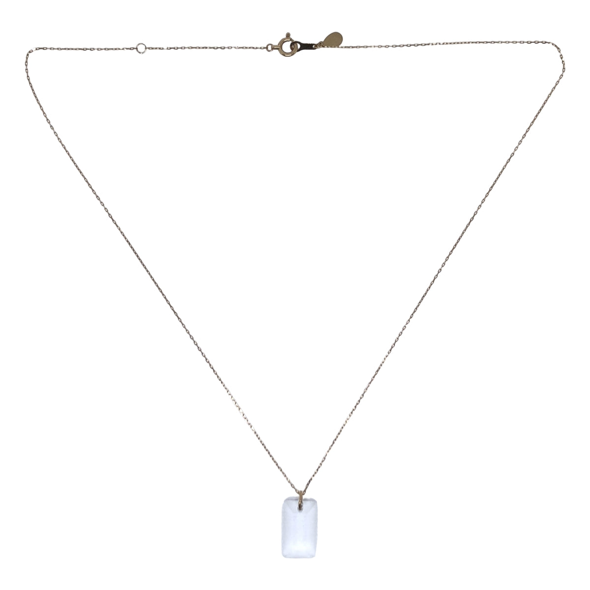 【美品】  SIRI SIRI / シリシリ | Biotope Necklace PRISM / K10 ネックレス | クリア | レディース