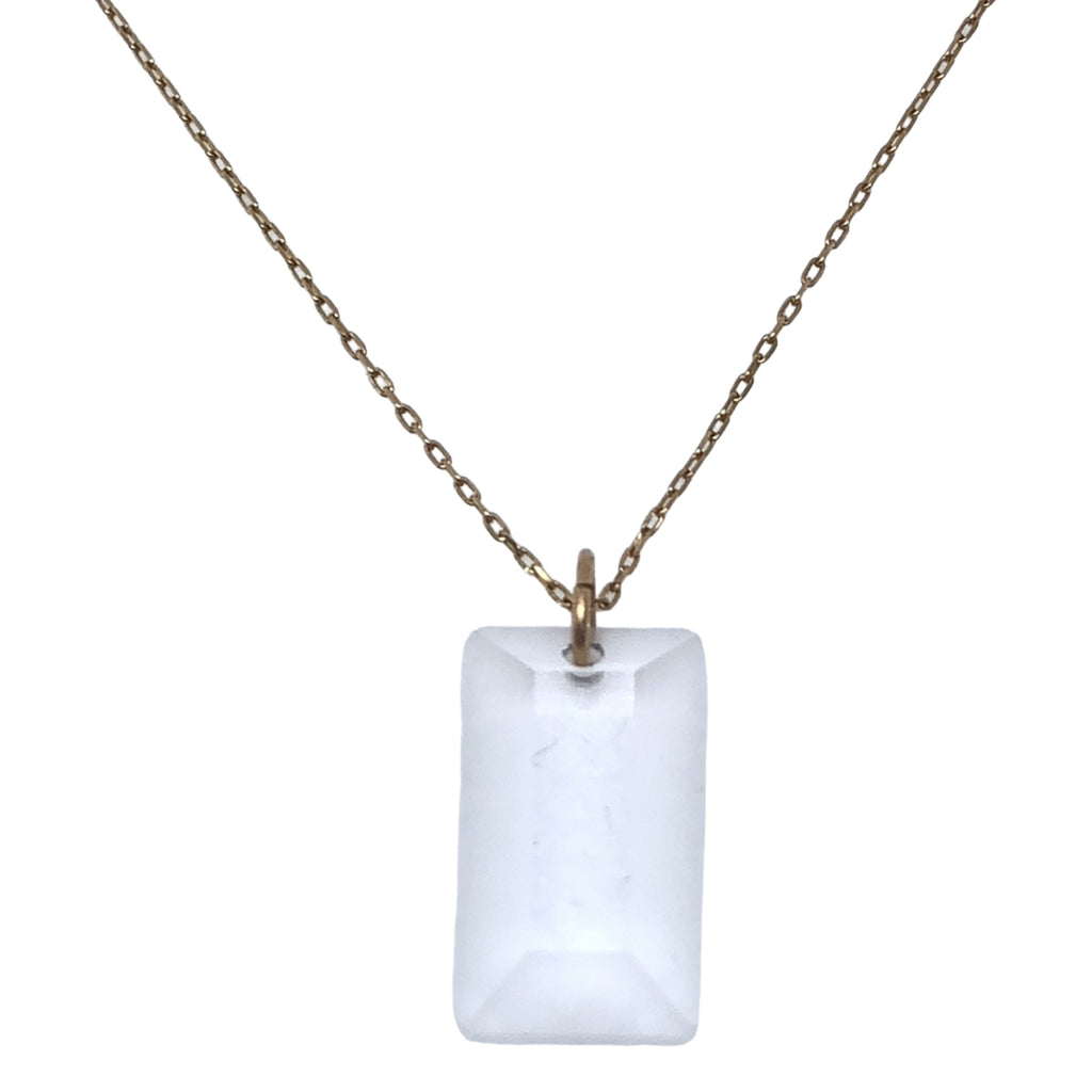 【美品】  SIRI SIRI / シリシリ | Biotope Necklace PRISM / K10 ネックレス | クリア | レディース