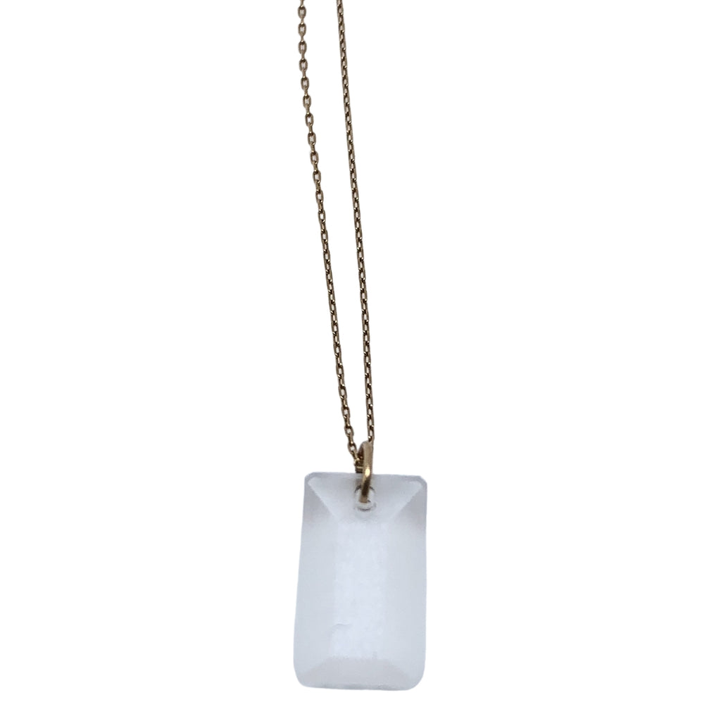 【美品】  SIRI SIRI / シリシリ | Biotope Necklace PRISM / K10 ネックレス | クリア | レディース