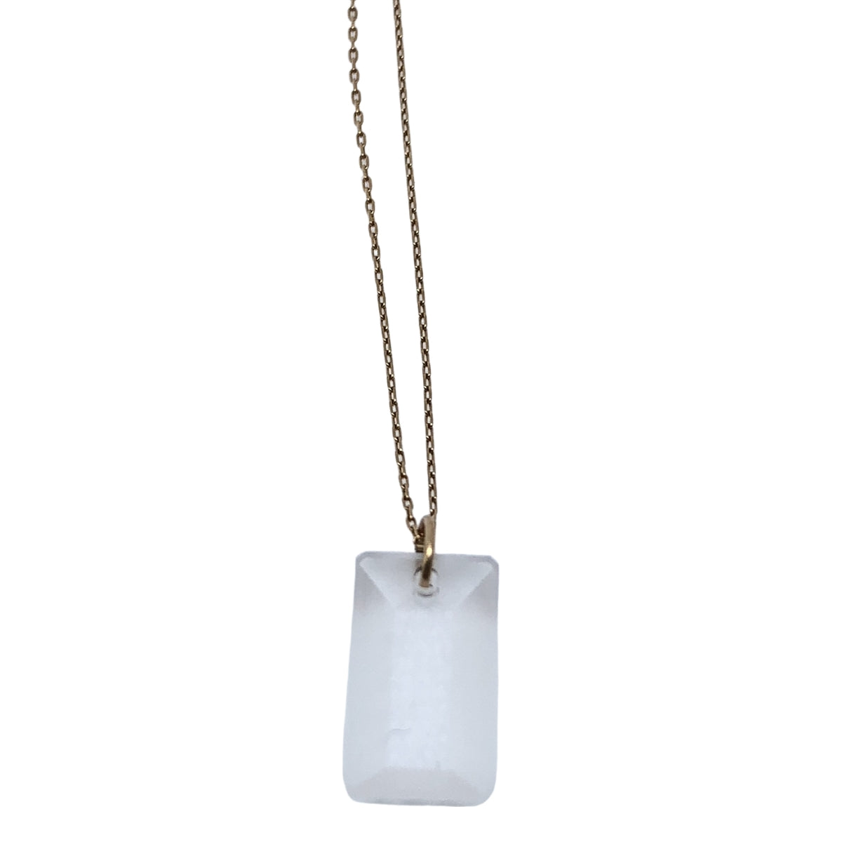 【美品】  SIRI SIRI / シリシリ | Biotope Necklace PRISM / K10 ネックレス | クリア | レディース
