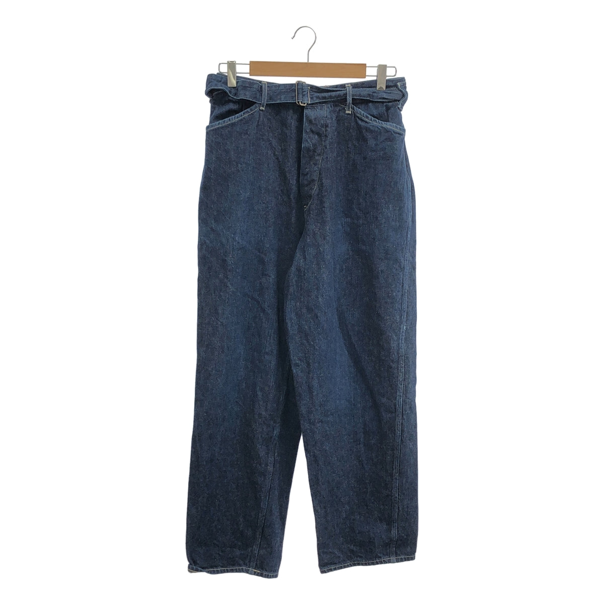 COMOLI | 2022 春夏系列 | 牛仔腰帶褲 | 2 碼 | 靛藍 | 男款