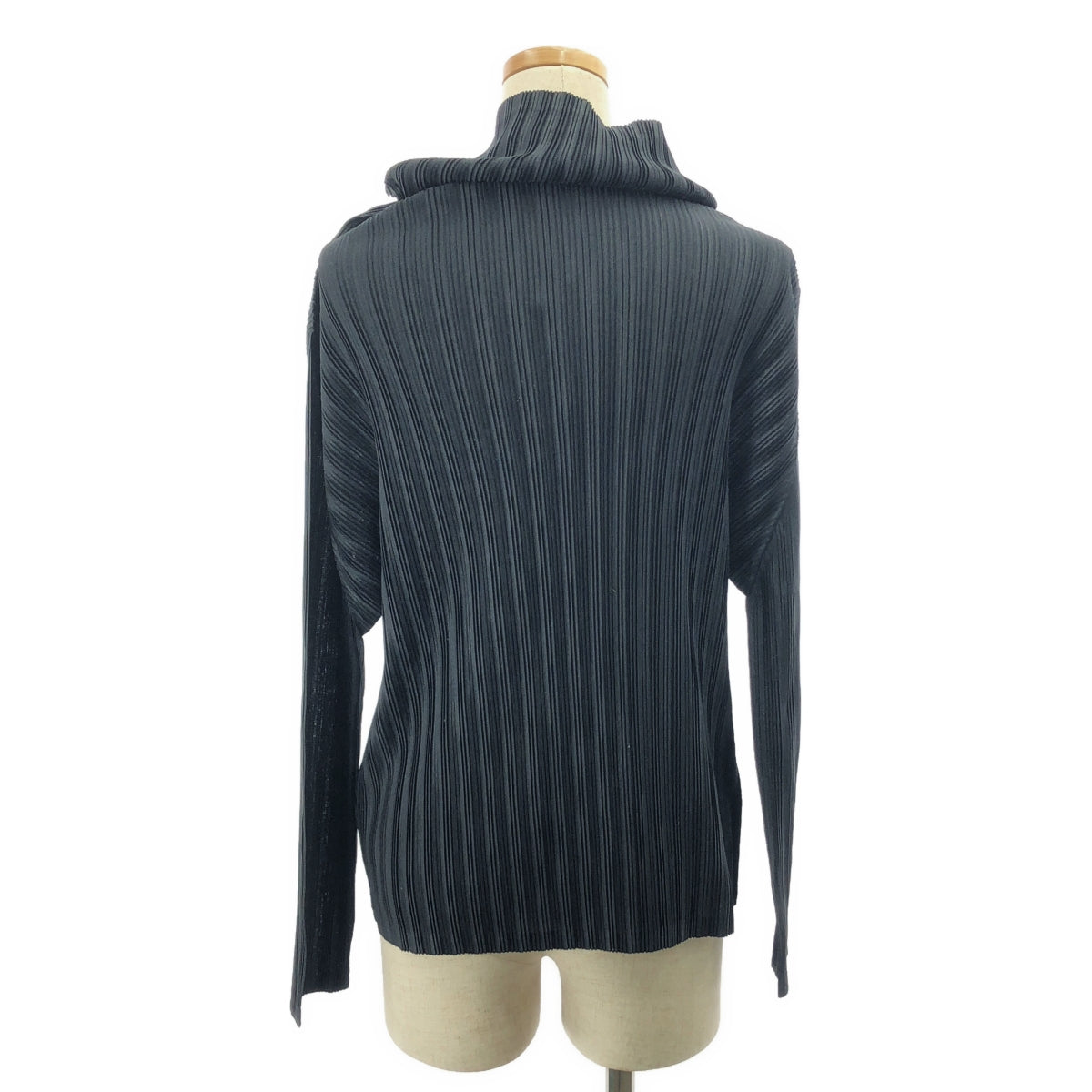 PLEATS PLEASE ISSEY MIYAKE / 플리츠 프리즈 이세이 미야케 | 터틀넥 플리츠 컷소우 | 3 | 블랙 | 여성