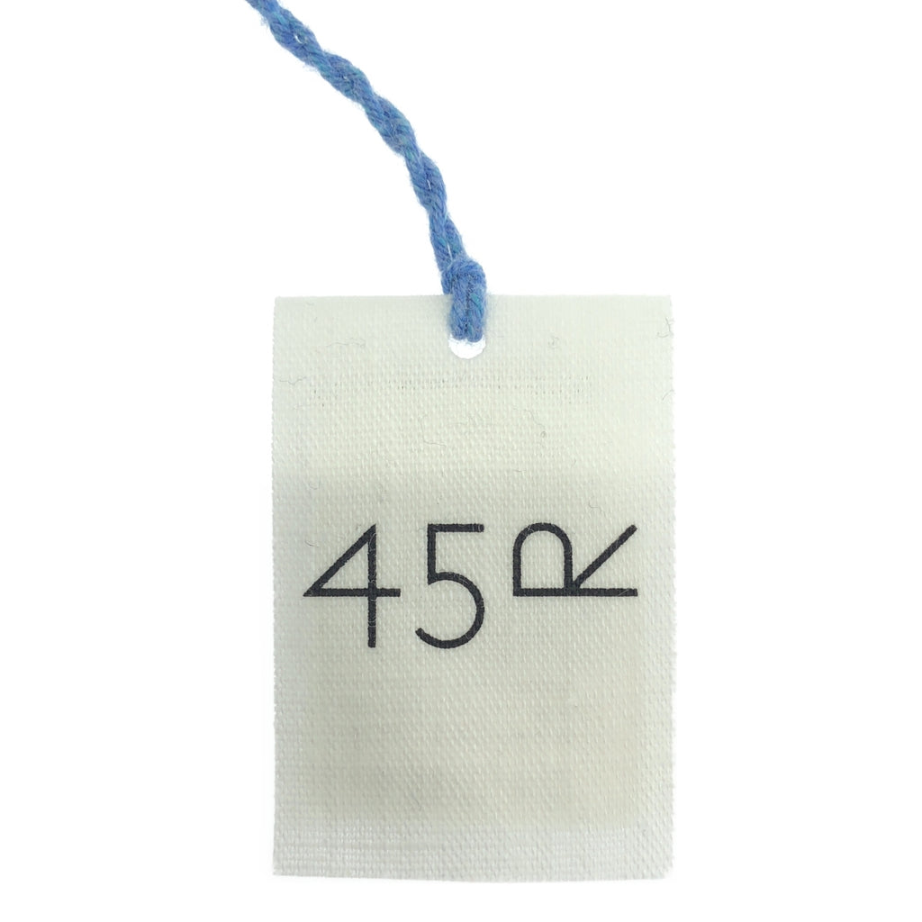 【美品】  45r / フォーティファイブアール | ホール超ガーゼの45色カシュクール コットンニット カーディガン | 00 / FREE | ホワイト | レディース