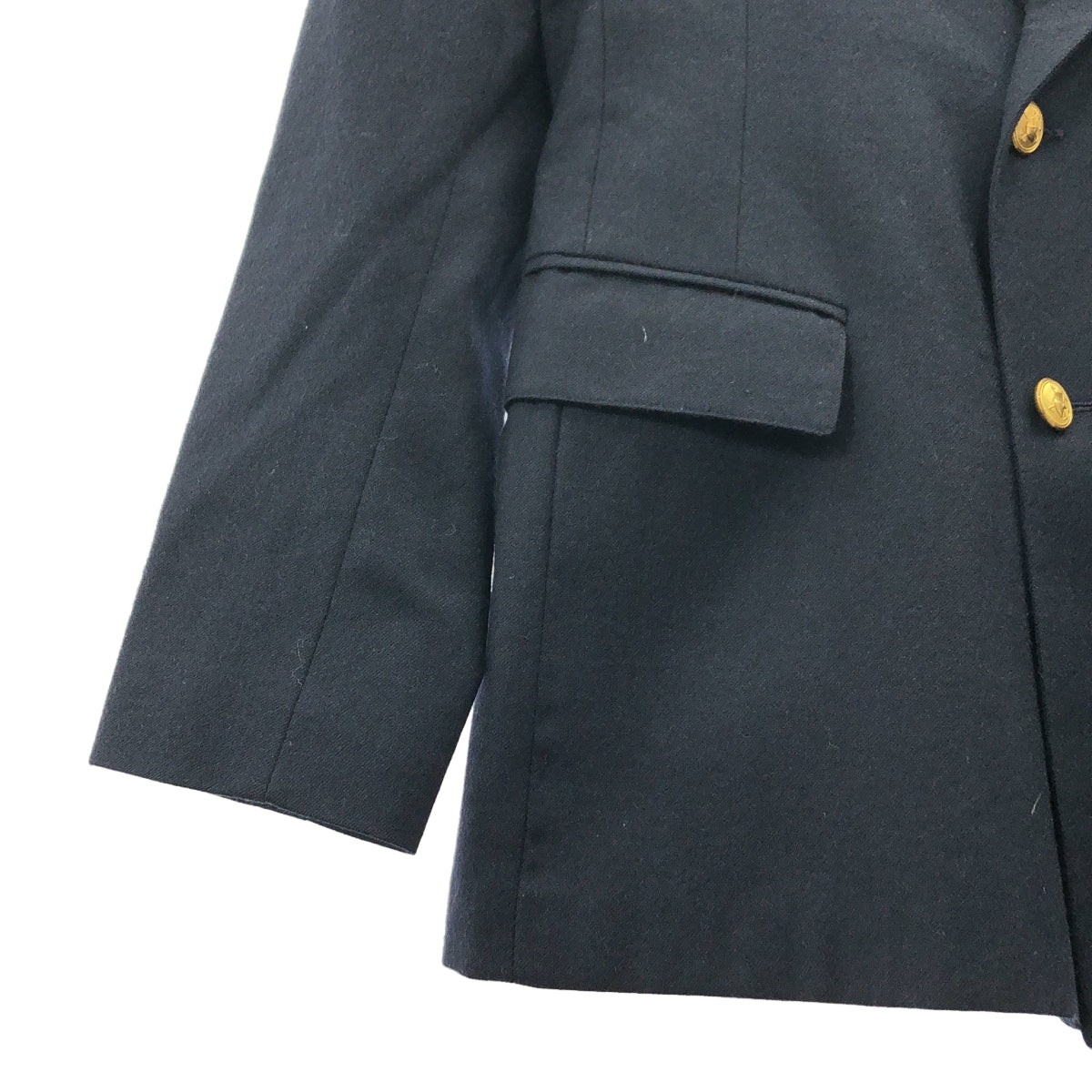 POLO BY RALPH LAUREN | 20 世紀 80 年代復古綠色標籤、金色紐帶海軍藍西裝外套、訂製夾克 |