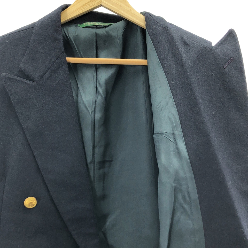 POLO BY RALPH LAUREN | 20 世紀 80 年代復古綠色標籤、金色紐帶海軍藍西裝外套、訂製夾克 |