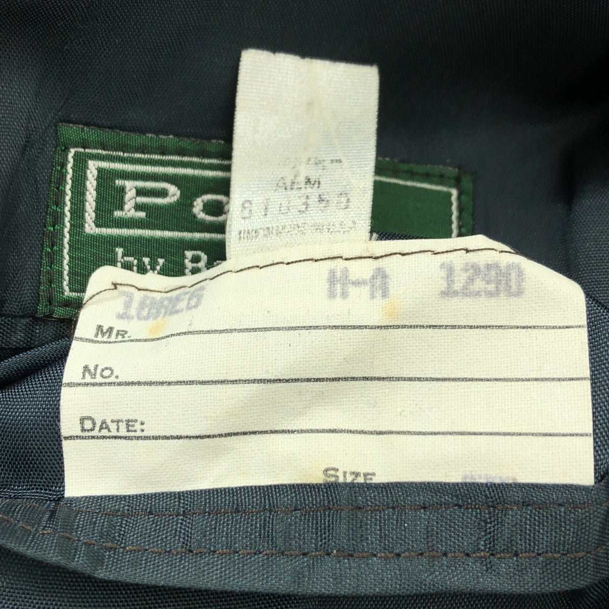 POLO BY RALPH LAUREN | 20 世紀 80 年代復古綠色標籤、金色紐帶海軍藍西裝外套、訂製夾克 |
