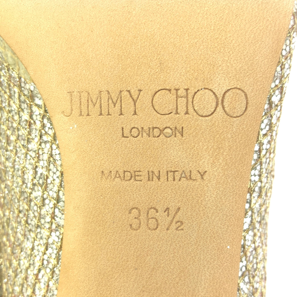 JIMMY CHOO / ジミーチュウ | 247 GILBERT GLITTER FABRIC ギルバート グリッター パンプス | 36.5 | シルバー | レディース